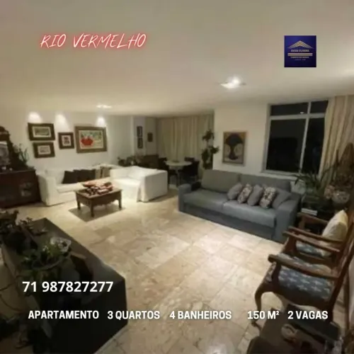 APARTAMENTO 3 QUARTOS SUÍTE), 150M2 - RIO VERMELHO