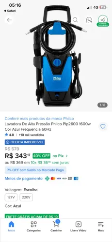 Lavadora de pressão