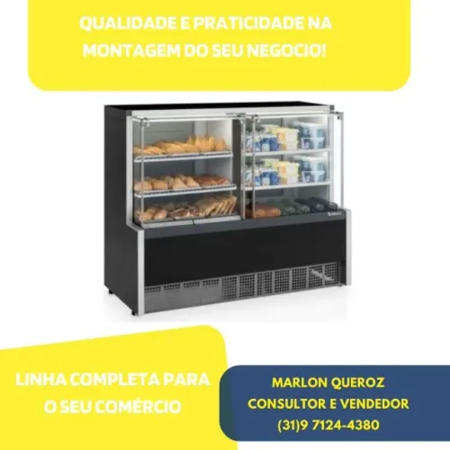 Balcão Refrigerado / Estufa Gelopar 1,40M Novo