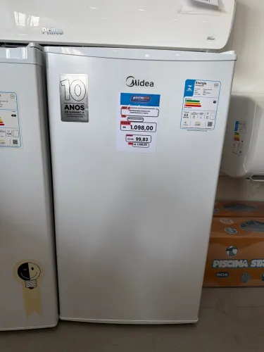 Frigobar Midea 93L Inverter Bivolt | Geladeira Pequena | 10 Anos Garantia Compressor