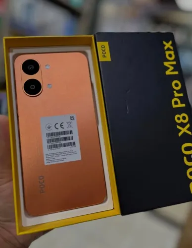 Celular Xiaomi Poco X8 PRÓ MAX 512GB Laranja -- Lacrado Original com Garantia 