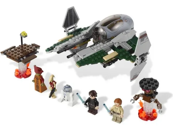 LEGO Star Wars 9494 Anakin's Jedi Interceptor Completo + Manual
