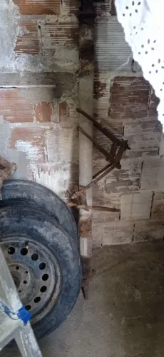 Eixo para carroça ou reboque reforçado 