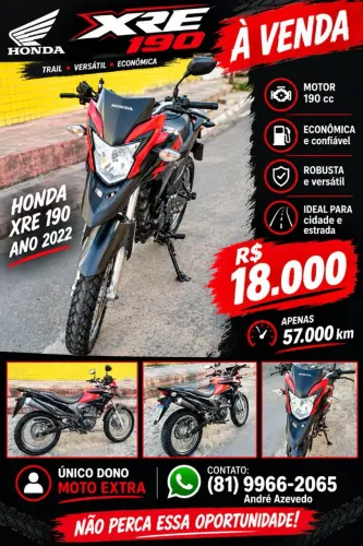 Vendo XRE 190