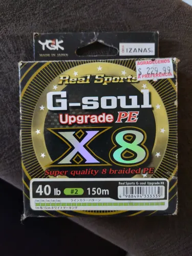 Linha de pesca multifilamento G- Soul X8 Upgrade PE 150m