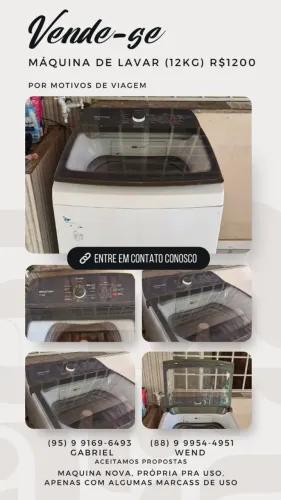 Máquina de Lavar Brastemp 12kg