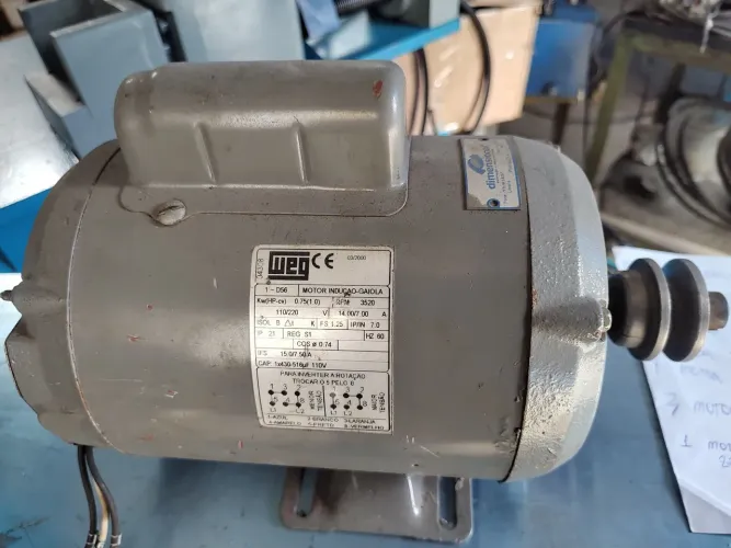 Motor Elétrico WEG 0,75 CV 110/220 MONOFÁSICO NOVO