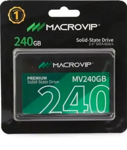 SSD MacroVIP 240 GB - Novo (Apenas Aberto para Teste)