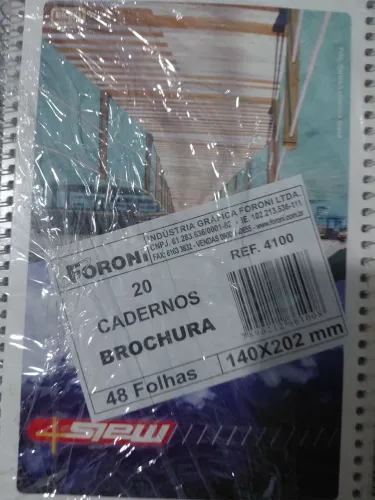 Cadernos pequenos 20 unidades o pacote