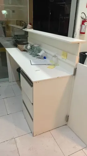 Balcão caixa.