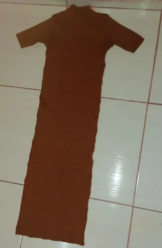 Vestido canelado