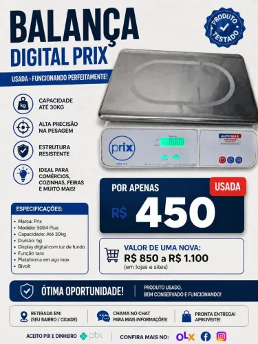 Balança 30 kg