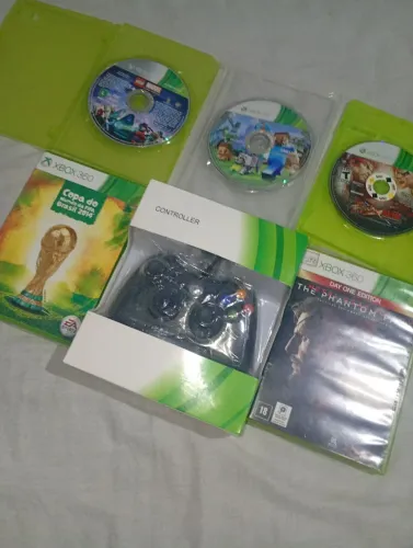 Combo controle+jogos 360