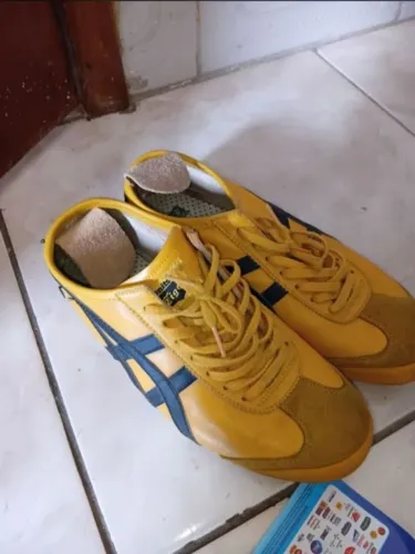 tênis onitsuka tiger mexico 66 amarelo 41