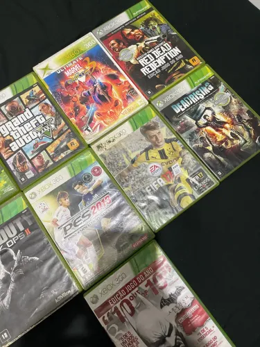 Jogos de xbox 360 vendo os 11 por 150$