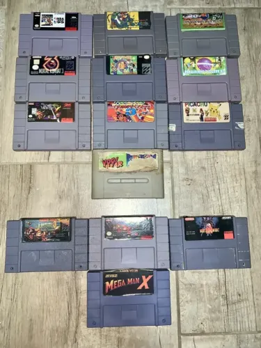 Super Nintendo - Lote 9 Jogos Paralelos +1 Original + brindes