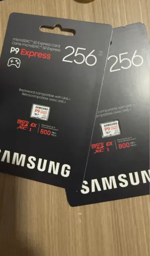 Cartão micro SD card express 256gb lacrado
