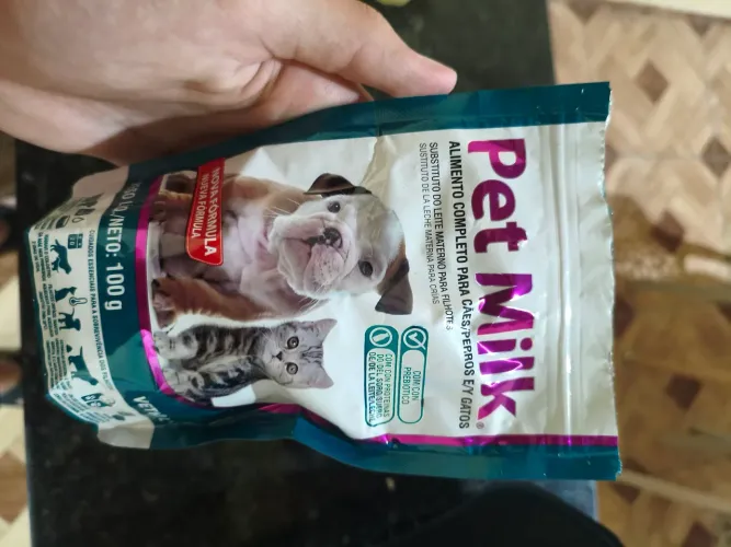 Leite para filhote de gato Aberto