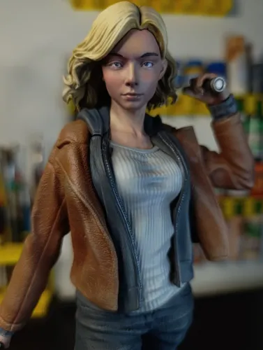 Estátua Grace Ashcroft Resident Evil Requiem em escala 1/6 - Fan Art