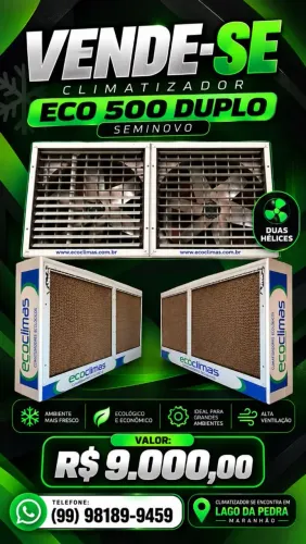 CLIMATIZADOR ECOCLIMAS 500 DUPLO