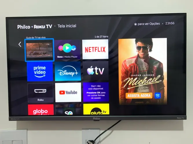 TV 32 Polegadas Philco Roku Tv