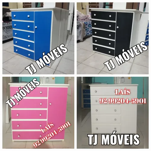 Cômoda várias cores 