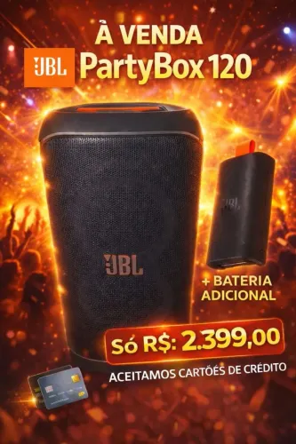 JBL PARTYBOX 120 + BATERIA EXTRA