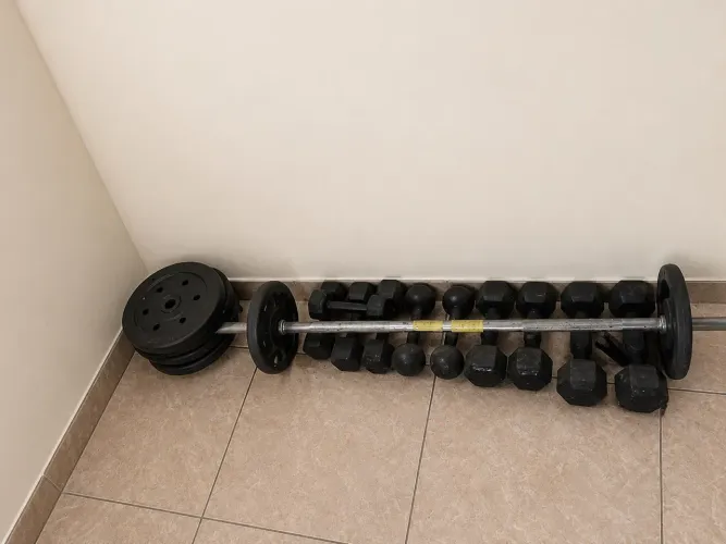 Vendo Halteres, Kettlebells e Barras