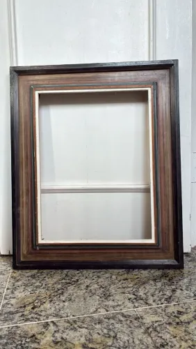 Muldura quando arte madeira pintura tela Muldura
