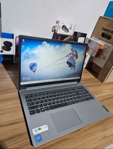 Notebook Lenovo 5g Intel 4gb Ssd 128gb M2 Zero 3meses de garantia Nota cartão 12x Leia