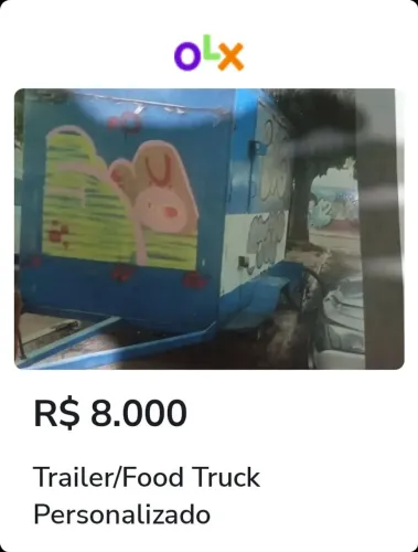 Vende -se um treiler 