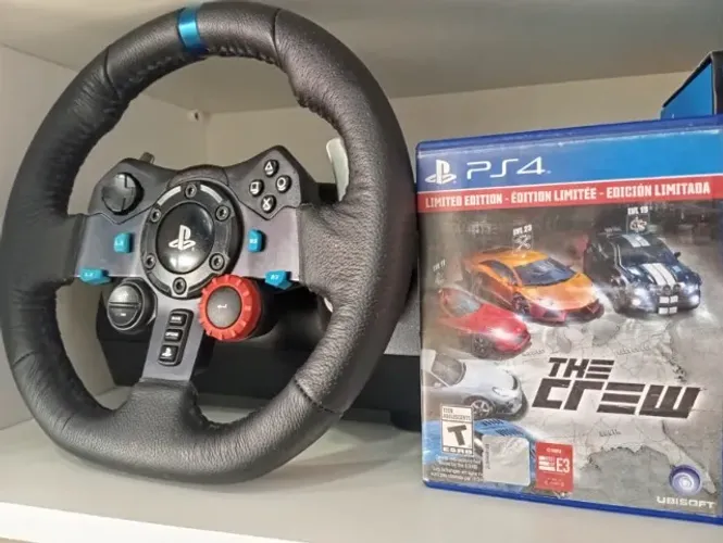 volante sony g29 completo compativael com PS5 E PC