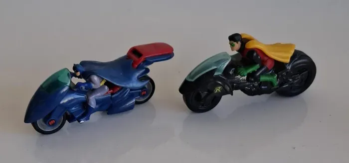 Motos Miniaturas do Batman e Robin