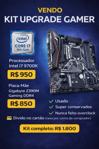 Gigabyte Z390M Gaming X + Intel I7 9700k
