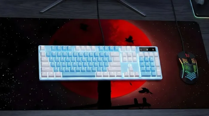 KIT GAMER (TECLADO RGB MEMBRANA, MOUSE RED DRANGON, MOUSEPAD ITACHI E MOUSEPAD BRINDE