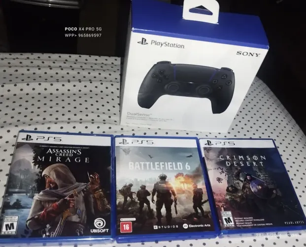 Vendo e Troco Jogos de PS5 e Controle de PS5 Original Lacrado (Leia o Anúncio)