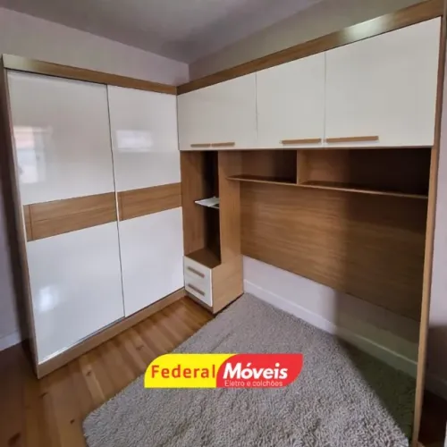 Guarda Roupa Modulado Off White TEMOS CREDIÁRIO