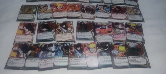 Lote 50 Cartas Naruto Antigas