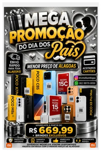 XIAOMI REDMI NOTE 15 PRO 5G, POCO M8S 5G, POCO X8 PRO 5G E DIVERSOS MODELOS