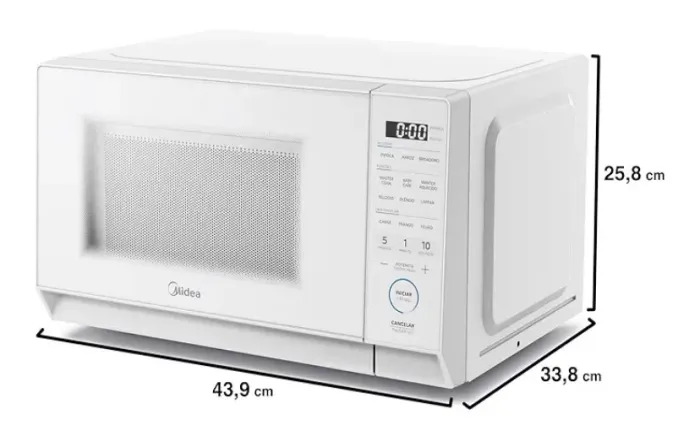 Micro-ondas novo, lacrado na caixa. Ganhei em bingo, nunca usado.