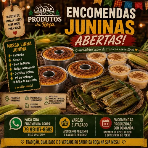 Encomendas de comidas típicas