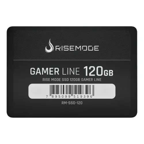SSD Rise Mode Gamer Line 120GB SATA III 2.5 RM-SSD-120 Novo