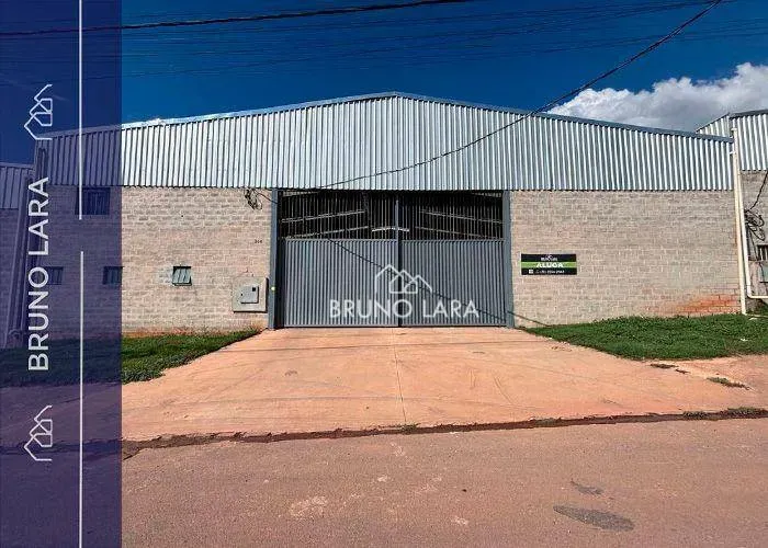 Galpão disponível para locação no Condomínio Valle dos Igarapés - Igarapé/MG.