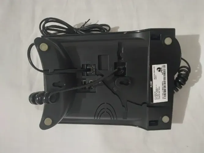 Telefone Pleno Intelbras com fio Preto