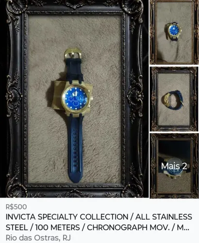 Relógio invicta specyalt collection modelo no1510 Original na cx