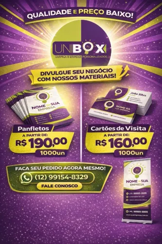 Panfletos, Cartões e Banners para dar mais visibilidade ao seu negócio
