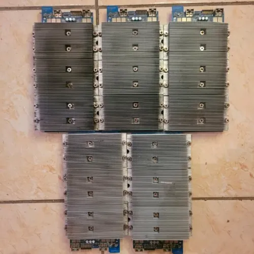 Kit 5x hashes sucatas Avalon Miner 1045/46/47 Semi Funcionais e com defeito