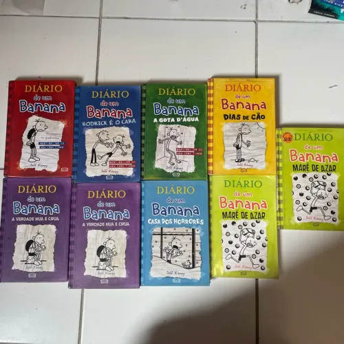lote diário de um banana do 1 ao 8 (exceto o 7)