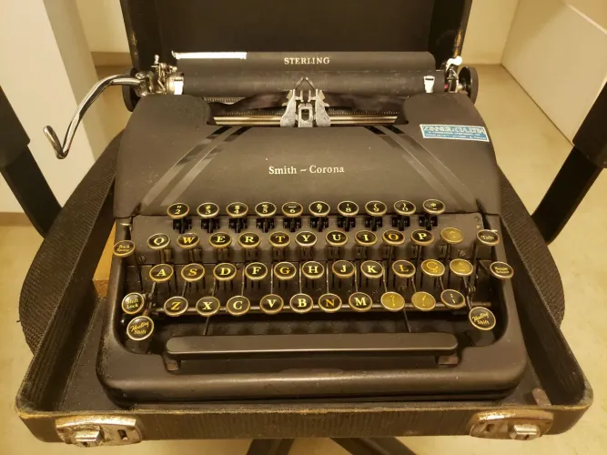Smith-Corona Sterling ~1940, máquina de escrever