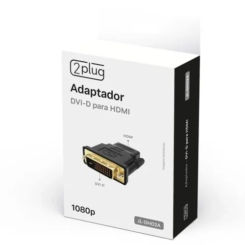 Adaptador HDMI, Fêmea para DVI 24-1, Macho